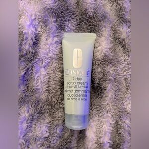 Clinique:  7 Day Scrub Cream Rinse-Off Formula (3.4 oz.)